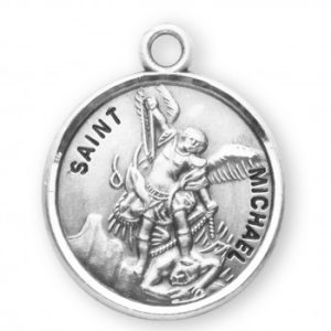 SAINT MICHAEL STERLING SILVER MEDAL #S962220